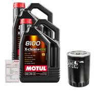 FEBI Filtro Olio 10L MOTUL 8100 X-CLEAN 0W-30 Per Mitsubishi Pajero IV 3.2