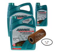 Febi Filtro Olio 11L Addinol Giga Luce Mv 0530 Ll per BMW 5er E39 525tds 525td