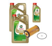 FEBI Filtro Olio 11L Castrol EDGE Titanium FST 5W-30 LL Per Audi A8 4E2 4E8 4.2