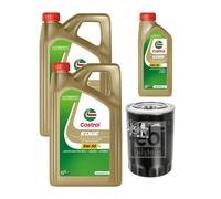 FEBI Filtro Olio 11L Castrol EDGE Titanium FST 5W-30 LL Per Mitsubishi Pajero IV