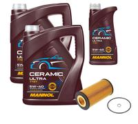 FEBI Filtro Olio 11L MANNOL Ceramic 5W-40 Per Audi A8 4.2 Quattro 3.7 A4