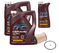 FEBI Filtro Olio 11L MANNOL Ceramic 5W-40 Per Mercedes-Benz M-Klasse ML