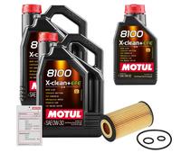 FEBI Filtro Olio 11L MOTUL 8100 X-CLEAN 0W-30 Per Mercedes-Benz C-Class