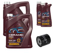 FEBI Filtro Olio 12L MANNOL Ceramic Pro 10W-40 Per Fiat Seicento/600 187_ 1.1