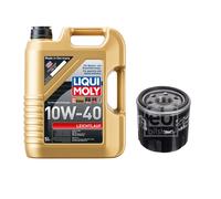 FEBI Filtro Olio 5L LIQUI MOLY 10W-40 Leichtlauf Per Renault Twingo II CN0_ 1.2