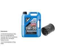 Febi Filtro Olio 5L Liqui Moly 5W-30 da Molto Tempo High-Tech per Toyota 4 III _