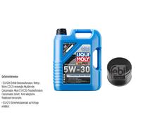 FEBI Filtro Olio 5L LIQUI MOLY 5W-30 Longtime High Tech Per Suzuki Baleno FW EW