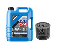 FEBI Filtro Olio 5L LIQUI MOLY 5W-30 Longtime High Tech Per VW Lupo 6X1 6E1 1.7