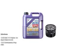 FEBI Filtro Olio 5L LIQUI MOLY 5W-40 Leichtlauf High Tech Per Renault Twingo II