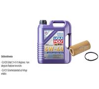 Febi Filtro Olio 5L Liqui Moly 5W-40 Scorrevolezza High-Tech per Audi Tt 8J3 2.0