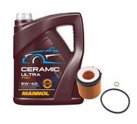 FEBI Filtro Olio 5L MANNOL Ceramic 5W-40 Per BMW X3 xDrive20i xDrive35i X1
