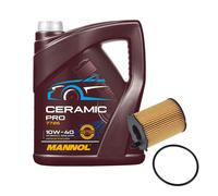 FEBI Filtro Olio 5L MANNOL Ceramic Pro 10W-40 Per Mazda 5 CW 1.6 CD Citroën C4