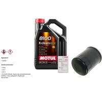 FEBI Filtro Olio 5L MOTUL 8100 X-CLEAN 0W-30 Per Honda HR-V 1.5 CR-V 2.0
