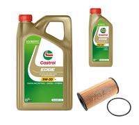 FEBI Filtro Olio 6L Castrol EDGE Titanium FST 5W-30 LL Per Nissan Qashqai +2 I