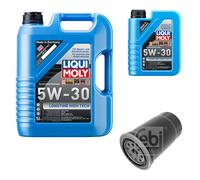 Febi Filtro Olio 6L Liqui Moly 5W-30 da Molto Tempo High-Tech per Kia Carens III