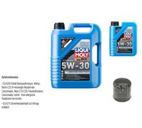 Febi Filtro Olio 6L Liqui Moly 5W-30 da Molto Tempo High-Tech per Suzuki Vitara
