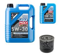 FEBI Filtro Olio 6L LIQUI MOLY 5W-30 Longtime High Tech Per VW Lupo 6X1 6E1 1.7