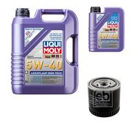 Febi Filtro Olio 6L Liqui Moly 5W-40 Basso Attrito High-Tech per Mazda Tributo