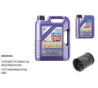 FEBI Filtro Olio 6L LIQUI MOLY 5W-40 Leichtlauf High Tech Per Toyota RAV 4 III