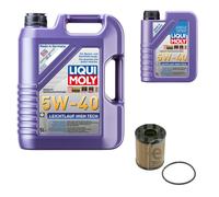 Febi Filtro Olio 6L Liqui Moly 5W-40 Scorrevolezza High-Tech per Opel Corsa D