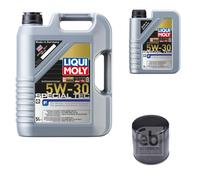 Febi Filtro Olio 6L Liqui Moly Special Tec F 5W-30 per Ford Transit Custom Box