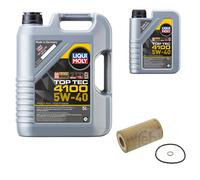 FEBI Filtro Olio 6L LIQUI MOLY Top Tec 4100 5W-40 Per BMW 3er Touring E46 320d