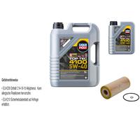 FEBI Filtro Olio 6L LIQUI MOLY Top Tec 4100 5W-40 Per VW Golf IV Variant 1J5 1.9