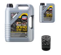 Febi Filtro Olio 6L Liqui Moly Top Tec 4100 5W-40 per VW Passat Variant 3B6 1.8