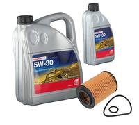 FEBI Filtro Olio 6L Longlife Plus 5W-30 Per Honda CR-V III RE 2.2i-DTEC 4WD