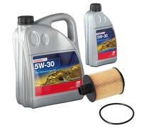 Febi Filtro Olio 6L Longlife Plus 5W-30 per Opel Combo Scatola/Combi X12 1.3