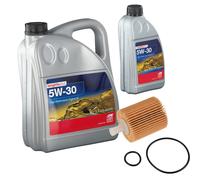 Febi Filtro Olio 6L Longlife Plus 5W-30 per Toyota Rav 4 III _A3_ 2.2 D 4WD