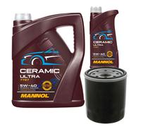 FEBI Filtro Olio 6L MANNOL Ceramic 5W-40 Adatto Per MINI Mini One D
