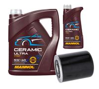 FEBI Filtro Olio 6L MANNOL Ceramic 5W-40 Per Renault Master II Furgone 2.8
