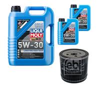 Febi Filtro Olio 7L Liqui Moly 5W-30 da Molto Tempo High-Tech per Ford Transit