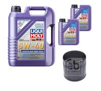 Febi Filtro Olio 7L Liqui Moly 5W-40 Bassa Visciosità High-Tech per Peugeot Box
