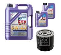Febi Filtro Olio 7L Liqui Moly 5W-40 Basso Attrito High-Tech per Mazda Tributo