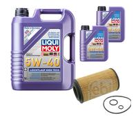 FEBI Filtro Olio 7L LIQUI MOLY 5W-40 Leichtlauf High Tech Per Honda CR-V III RE