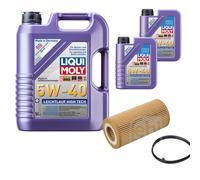Febi Filtro Olio 7L Liqui Moly 5W-40 Scorrevolezza High-Tech per Audi Tt 8J3 2.0