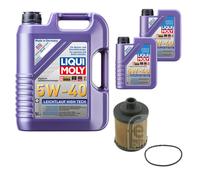 Febi Filtro Olio 7L Liqui Moly 5W-40 Scorrevolezza High-Tech per Opel Corsa D