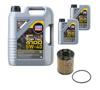FEBI Filtro Olio 7L LIQUI MOLY Top Tec 4100 5W-40 Per Fiat Tipo Berlina 356
