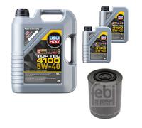 Febi Filtro Olio 7L Liqui Moly Top Tec 4100 5W-40 per Renault Master II Box Fd