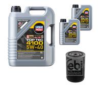 Febi Filtro Olio 7L Liqui Moly Top Tec 4100 5W-40 per VW Passat Variant 3B6 1.8