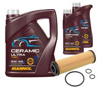 FEBI Filtro Olio 7L MANNOL Ceramic 5W-40 Adatto Per Mercedes-Benz