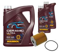 FEBI Filtro Olio 7L MANNOL Ceramic 5W-40 Adatto Per VW Sharan 2.8 VR6