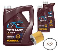 FEBI Filtro Olio 7L MANNOL Ceramic 5W-40 Per BMW 3er Compact 316I 318 TI