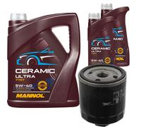 FEBI Filtro Olio 7L MANNOL Ceramic 5W-40 Per VW Golf IV 1.4 16V 1.6 Seat