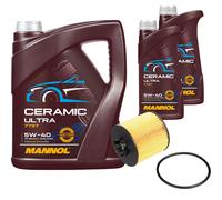FEBI Filtro Olio 7L MANNOL Ceramic 5W-40 Per VW Golf V 1.4 TSI 1.6 FSI