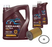 FEBI Filtro Olio 7L MANNOL Ceramic 5W-40 Per VW Tiguan Allspace 2.0 TDI