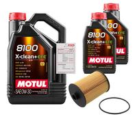FEBI Filtro Olio 7L MOTUL 8100 X-CLEAN 0W-30 Per VW CC 3.6 FSI 4MOTION