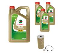 FEBI Filtro Olio 8L Castrol EDGE Titanium FST 5W-30 LL Per Lancia Voyager